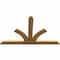 Ekena Millwork Richland Rough Sawn Timber Gable Bracket, Western Red Cedar, 84"W x 53"H x 2"D x 6"F, 15/12 Pitch GBW084X53X0206RIC00RWR - alternate 3